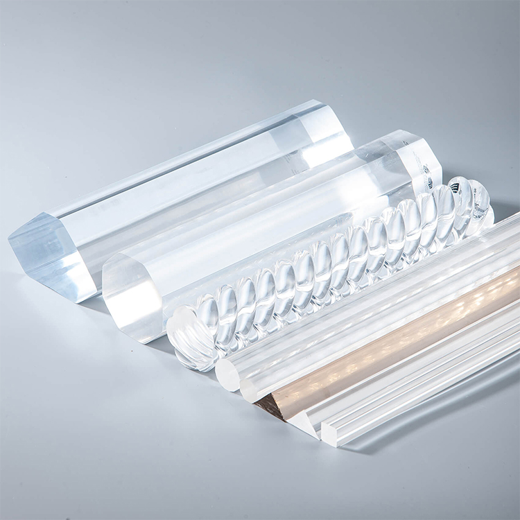 Professional custom LED light acrylic rod pmma rod casting colorful acrylic bar