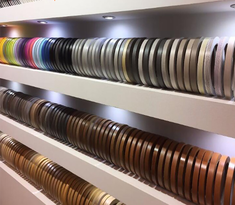 PVC edge banding tapes well sold oak wood Wood grain PVC edge banding tape