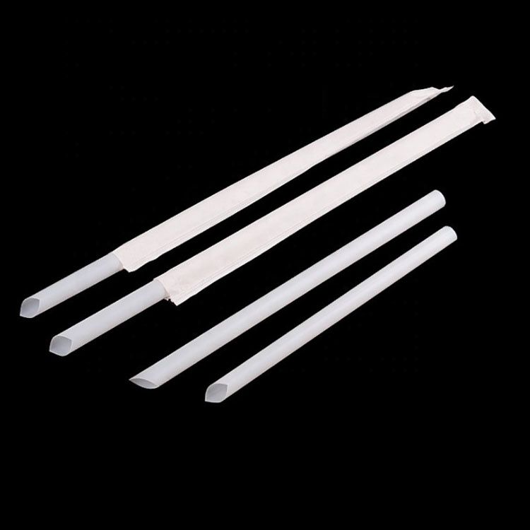 Eco Friendly 100% Biodegradable Cornstarch PLA Drinking Pink Straws