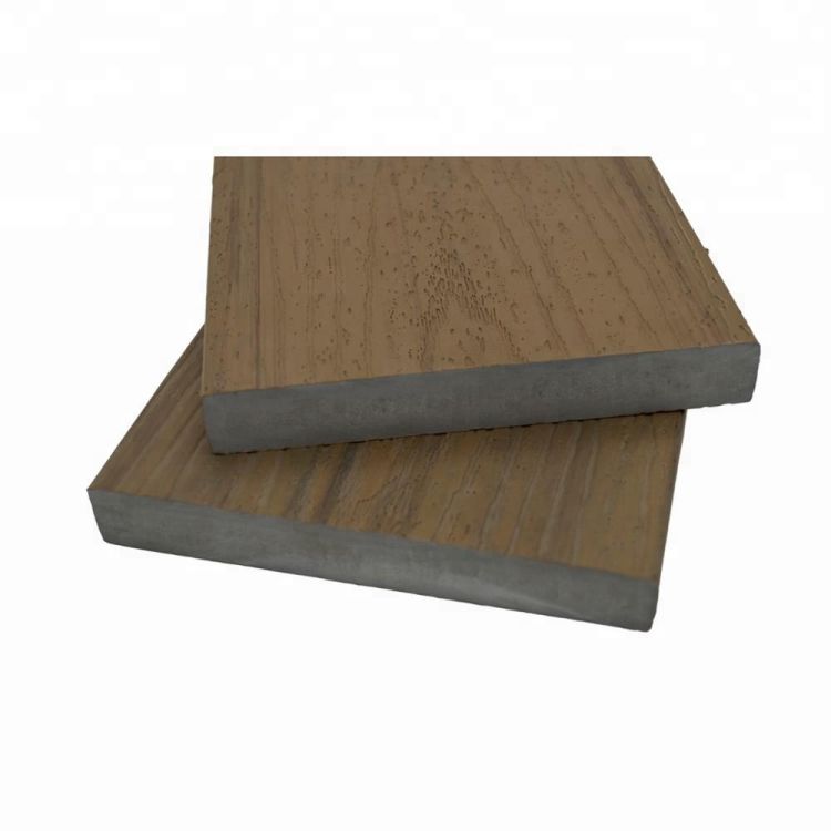 Customized Composite Decking Board Hollow PVC Vinyl Flooring For Outdoors
